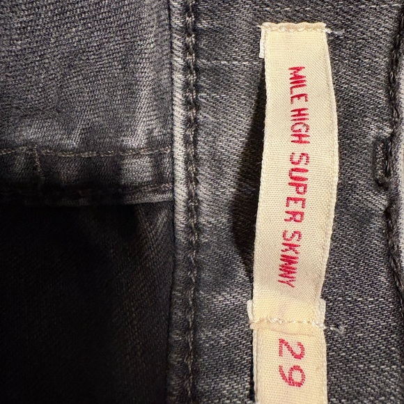 Levi's Women's Skinny Jeans - Dark Gray - Picture 4 of 5